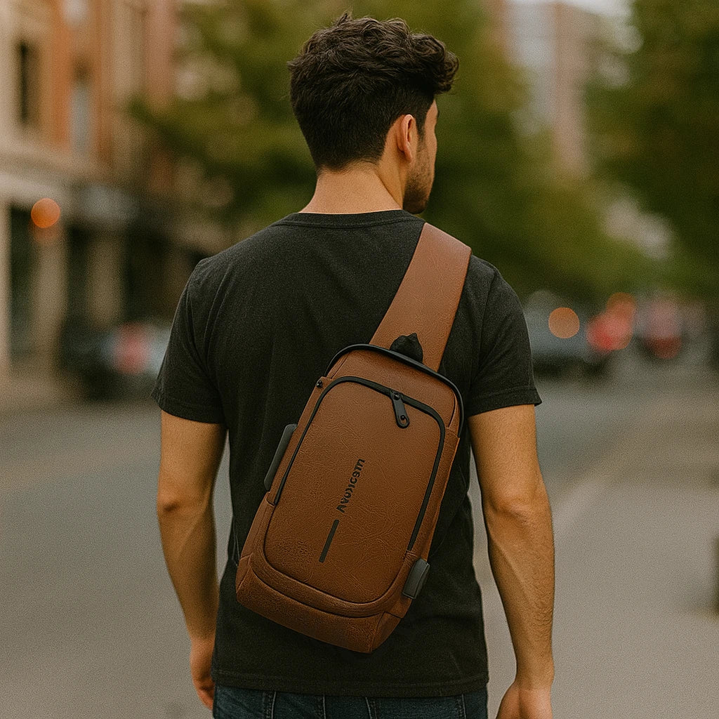 Morral Moderno y Compacto con Puerto USB y Candado Antirrobo