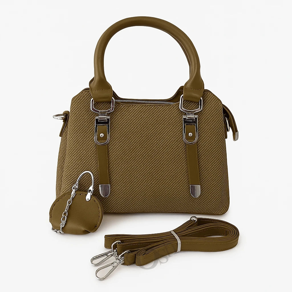 Cartera Texturizada con Llavero – Sofisticación y Versatilidad