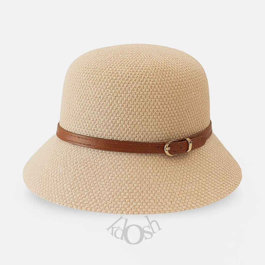 Sombrero Tejido con Hebilla – Estilo Chic y Atemporal 👒