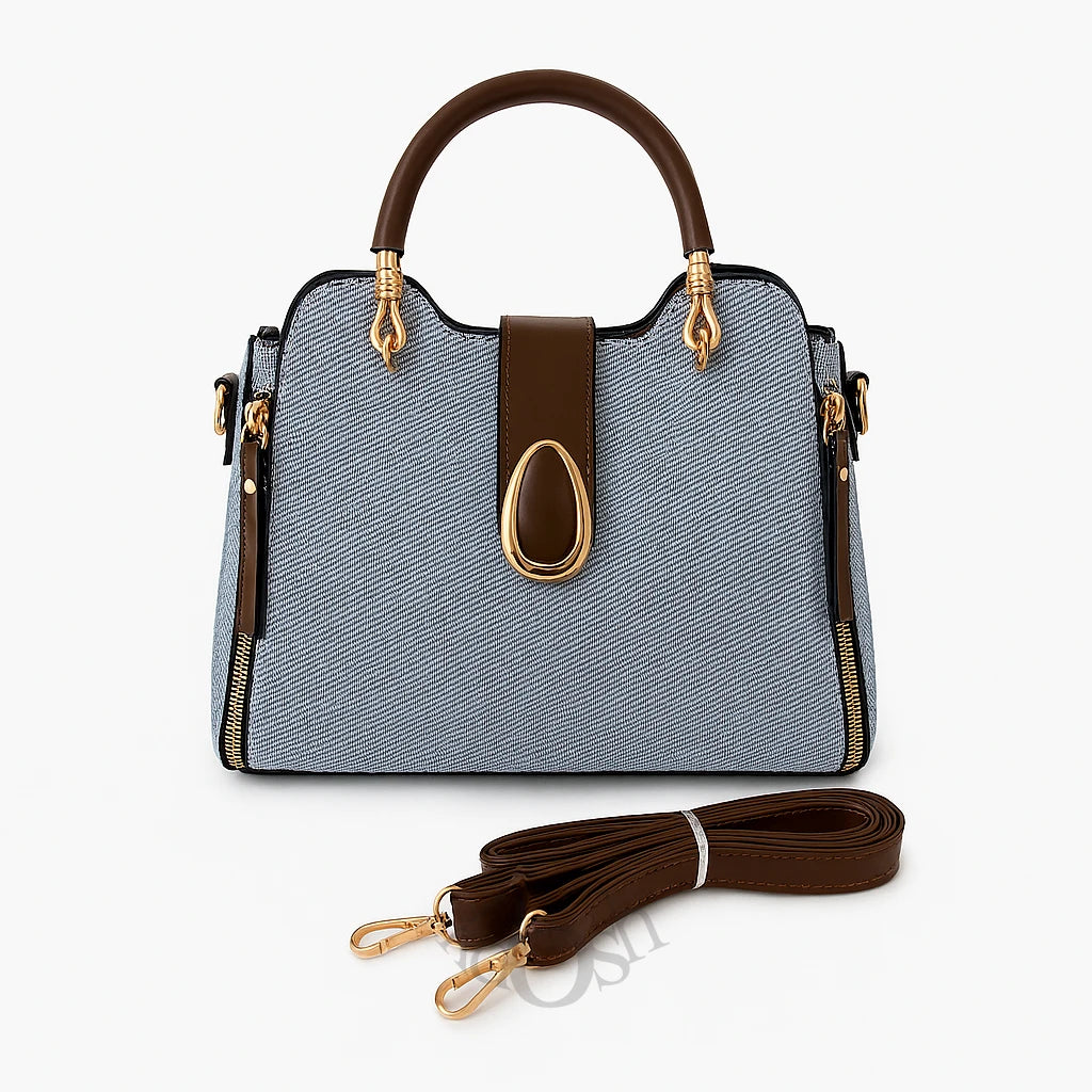Cartera con Detalles en Cuero Sintético – Elegancia Funcional