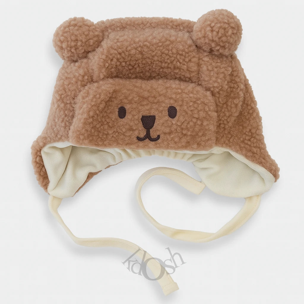 GORRO INFANTIL DE INVIERNO CON PELUCHE