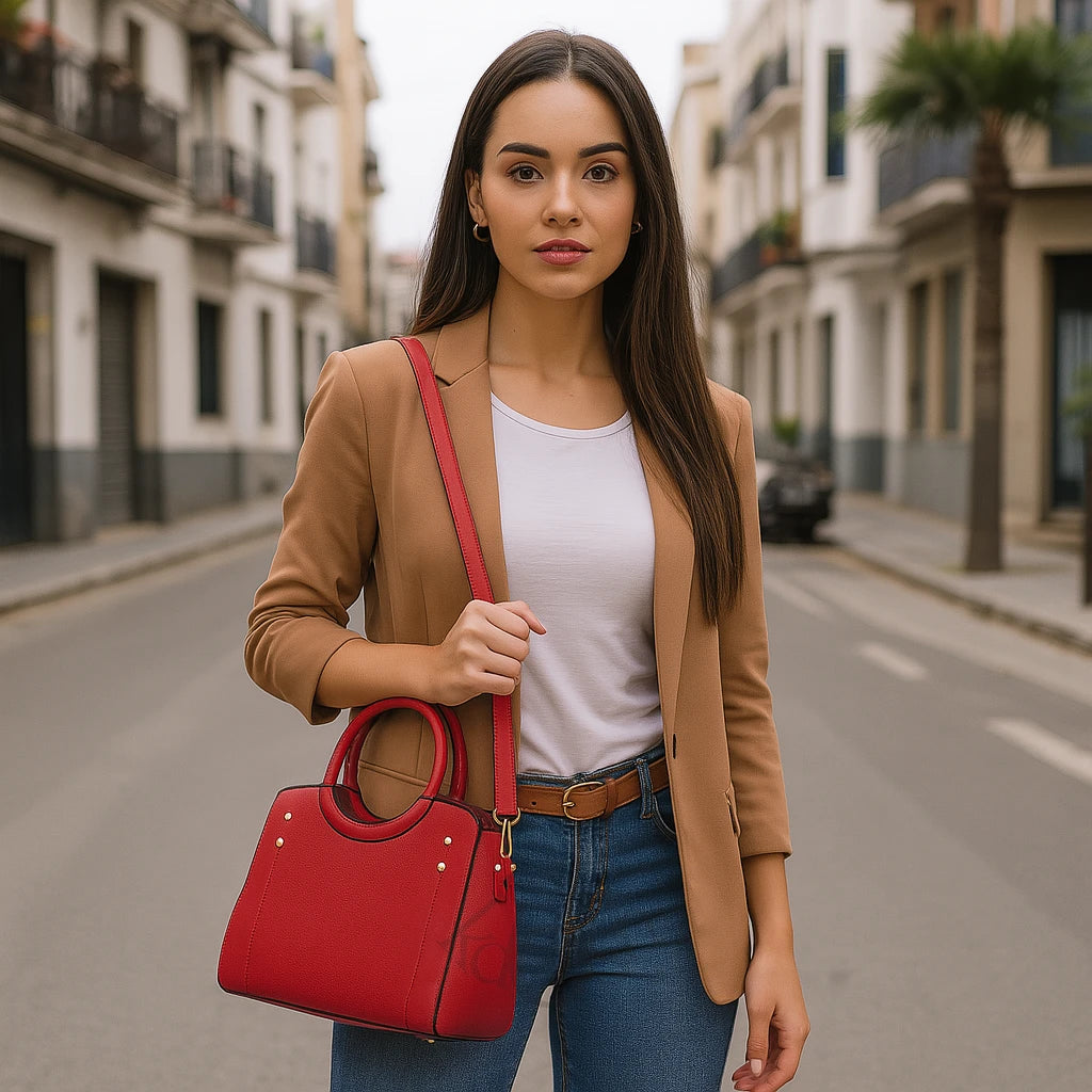 Cartera Elegante con Cartuchera a Juego – Sofisticación y Estilo Moderno