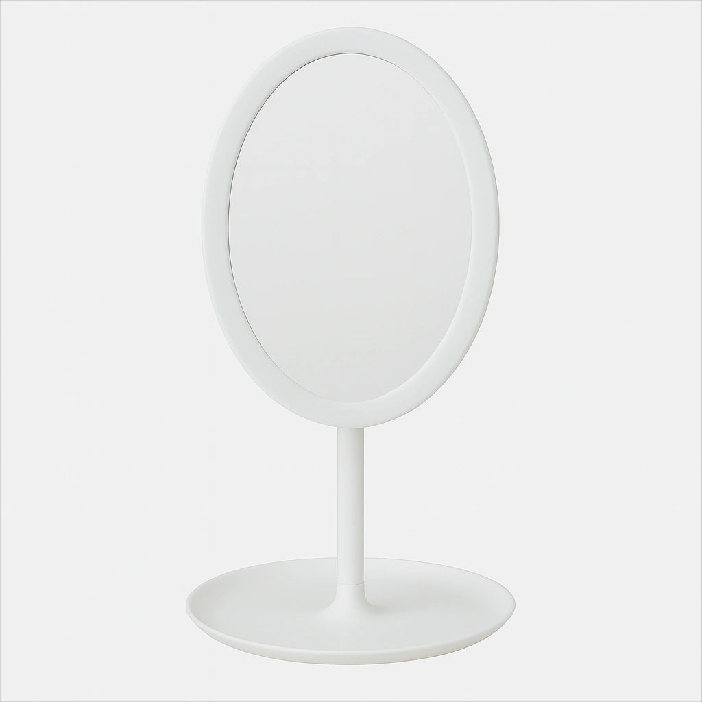 ESPEJO DE MAQUILLAJE CON LUZ LED – RECARGABLE Y MODERNO