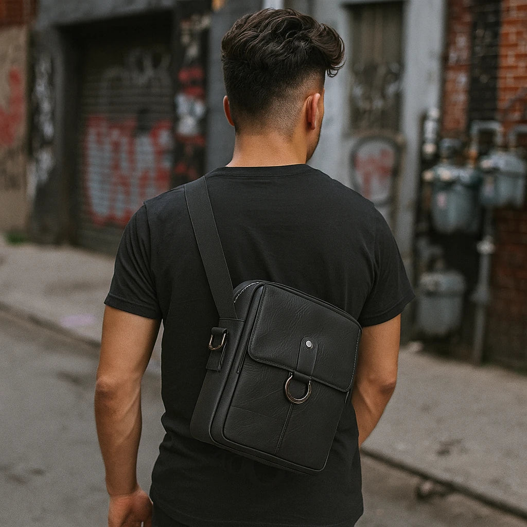 Morral minimalista masculino – comodidad y elegancia en un accesorio