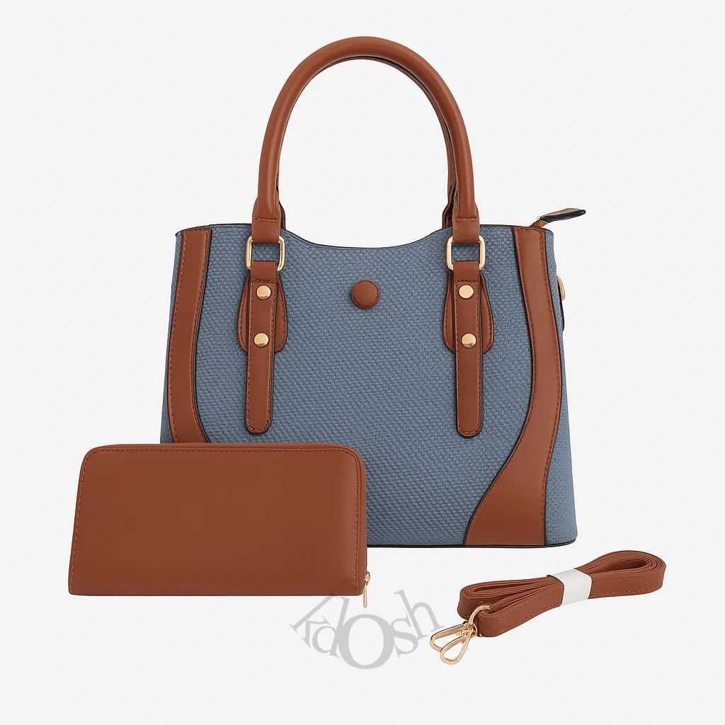Cartera Texturizada con Billetera Incluida – Elegancia y Funcionalidad