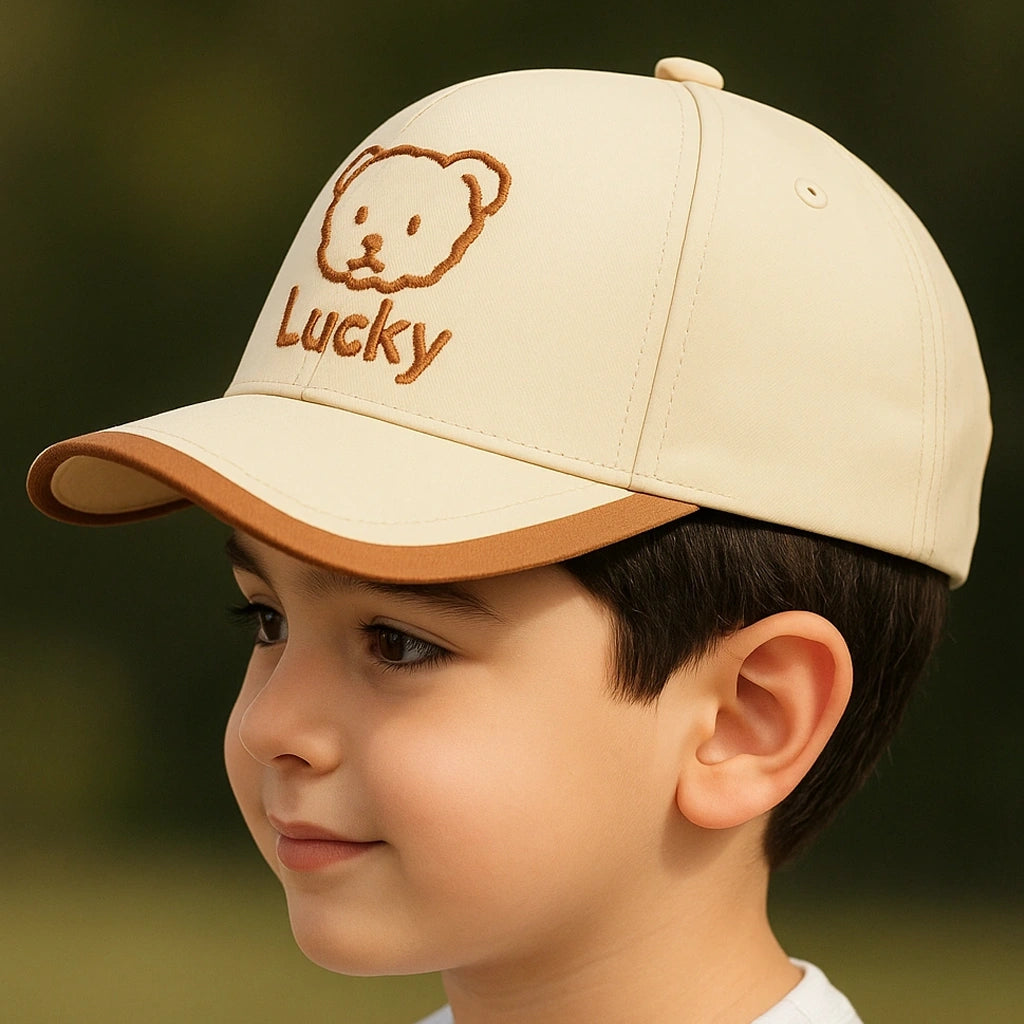 Gorra Infantil “Lucky” con Osito Bordado 🐻