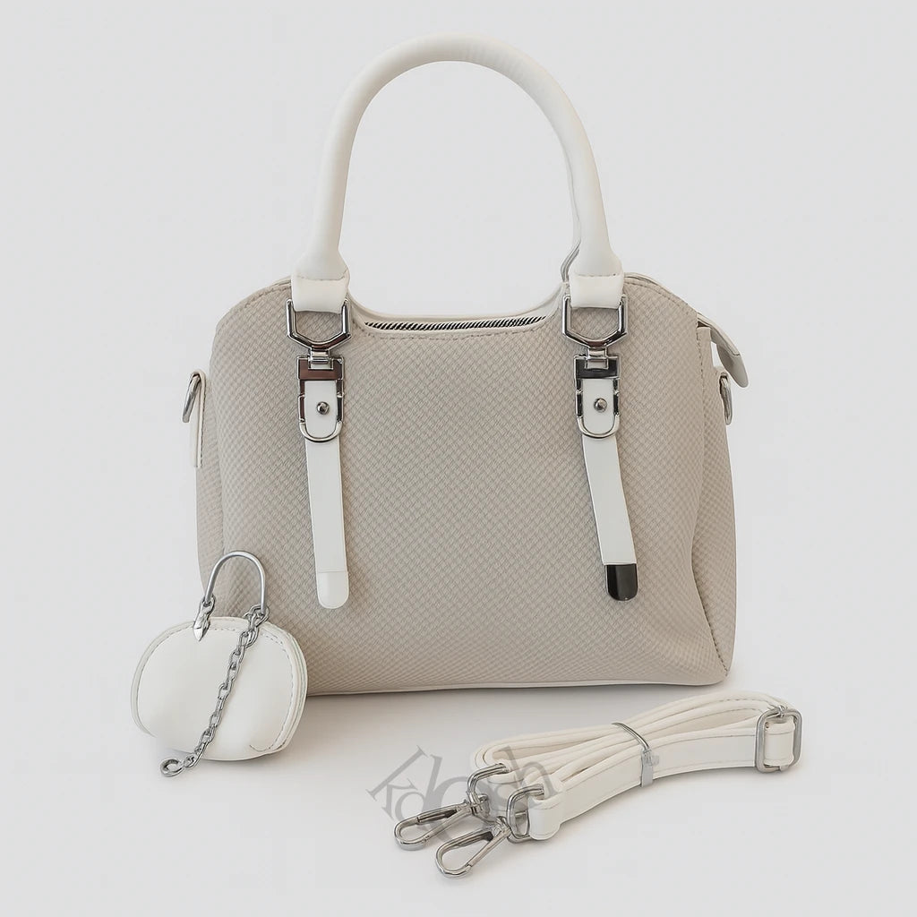 Cartera Texturizada con Llavero – Sofisticación y Versatilidad