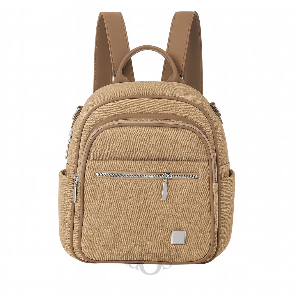 Mochila Texturizada Con Detalles De Lujo – Versatilidad Y Estilo