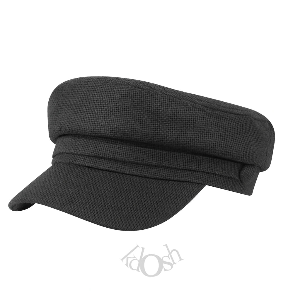 Boina unisex en tejido texturizado con estilo moderno