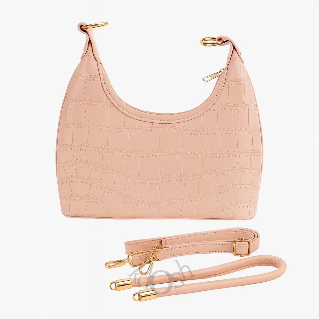 Cartera Estampado en Alto Relieve – Sofisticación con Textura Cocodrilo