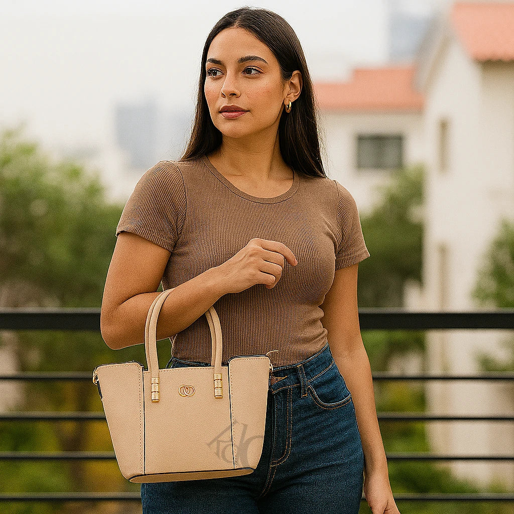 Cartera de Dama en Cuero Sintético – Minimalismo Sofisticado