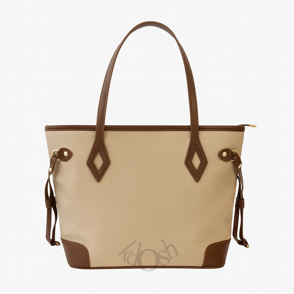 BOLSO BICOLOR ELEGANTE – AMPLITUD Y ESTILO