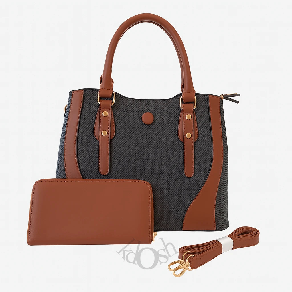 Cartera Texturizada con Billetera Incluida – Elegancia y Funcionalidad