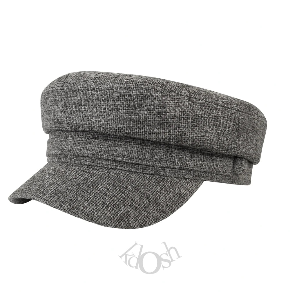Boina unisex en tejido texturizado con estilo moderno