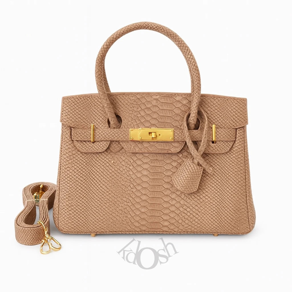 Cartera Estilo Piel de Serpiente – Lujo y Elegancia Atemporal