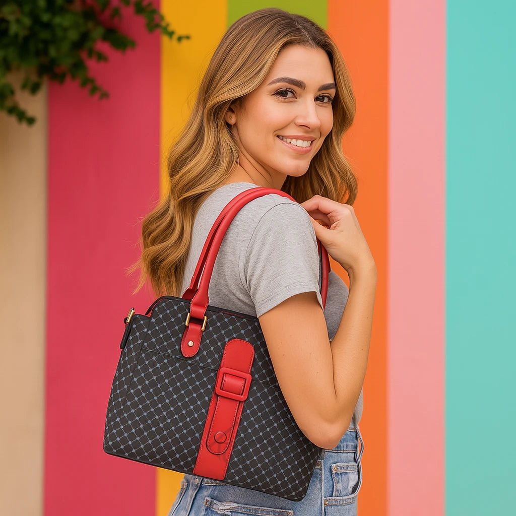 Cartera Luxury Geometry Sofisticación y Estilo Moderno