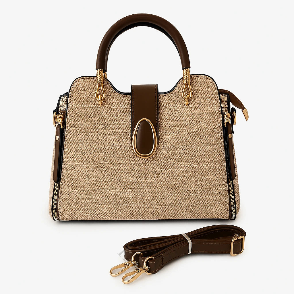 Cartera con Detalles en Cuero Sintético – Elegancia Funcional
