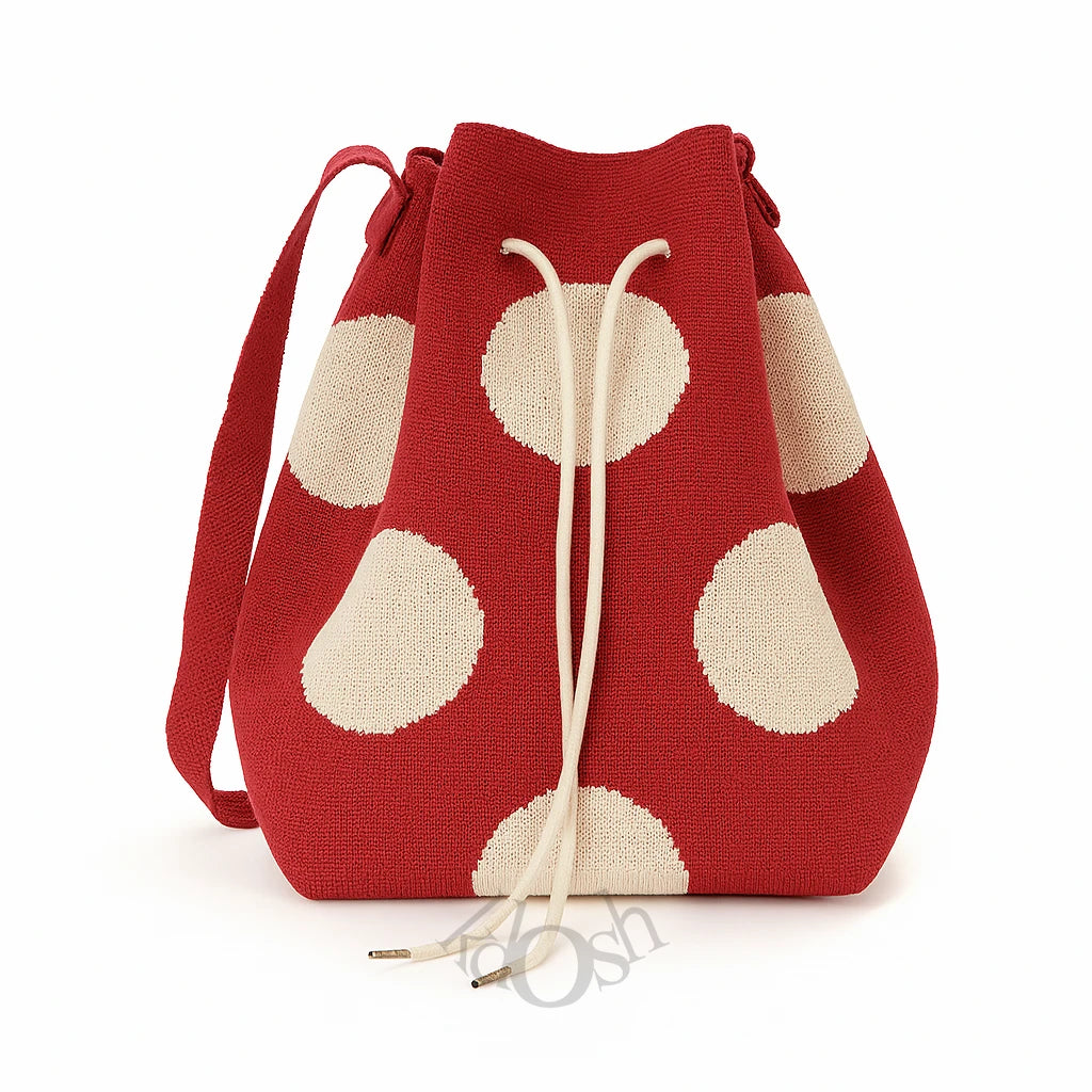 Bolso Tejido con Estampado – Casual y Versátil