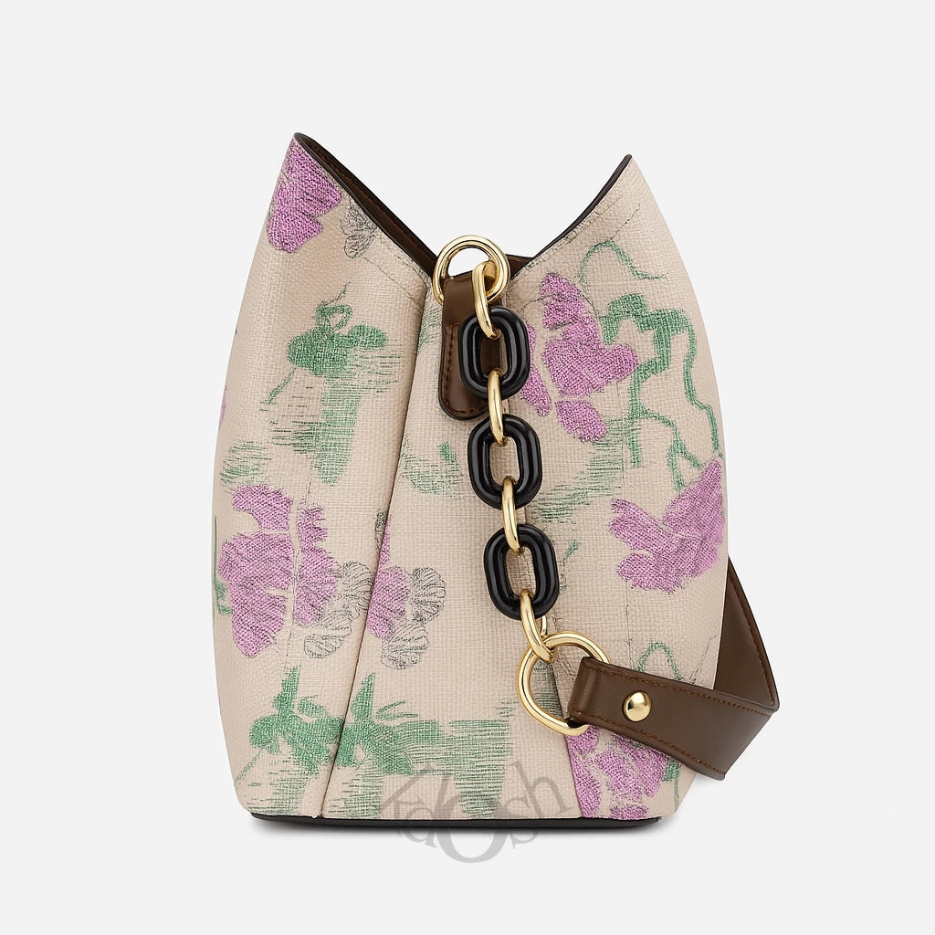 Cartera con Estampado Floral – Encanto Romántico y Estilo Chic
