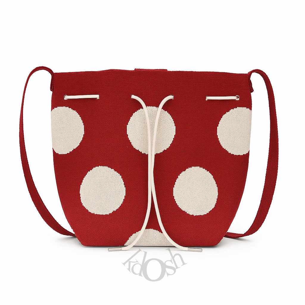 Bolso Tejido con Estampado – Casual y Versátil