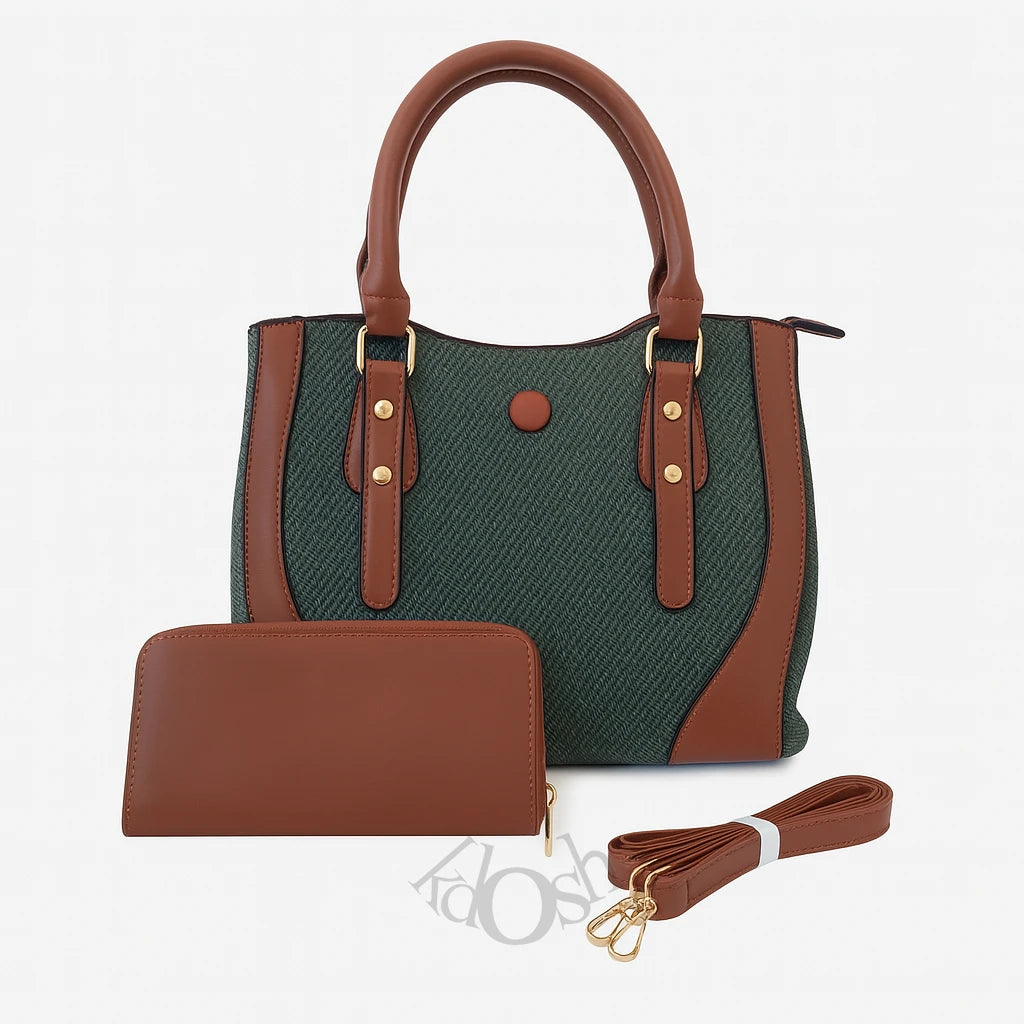 Cartera Texturizada con Billetera Incluida – Elegancia y Funcionalidad
