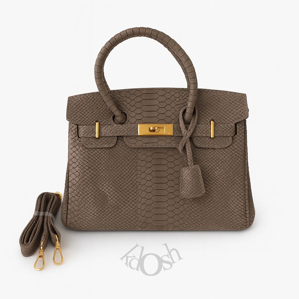 Cartera Estilo Piel de Serpiente – Lujo y Elegancia Atemporal