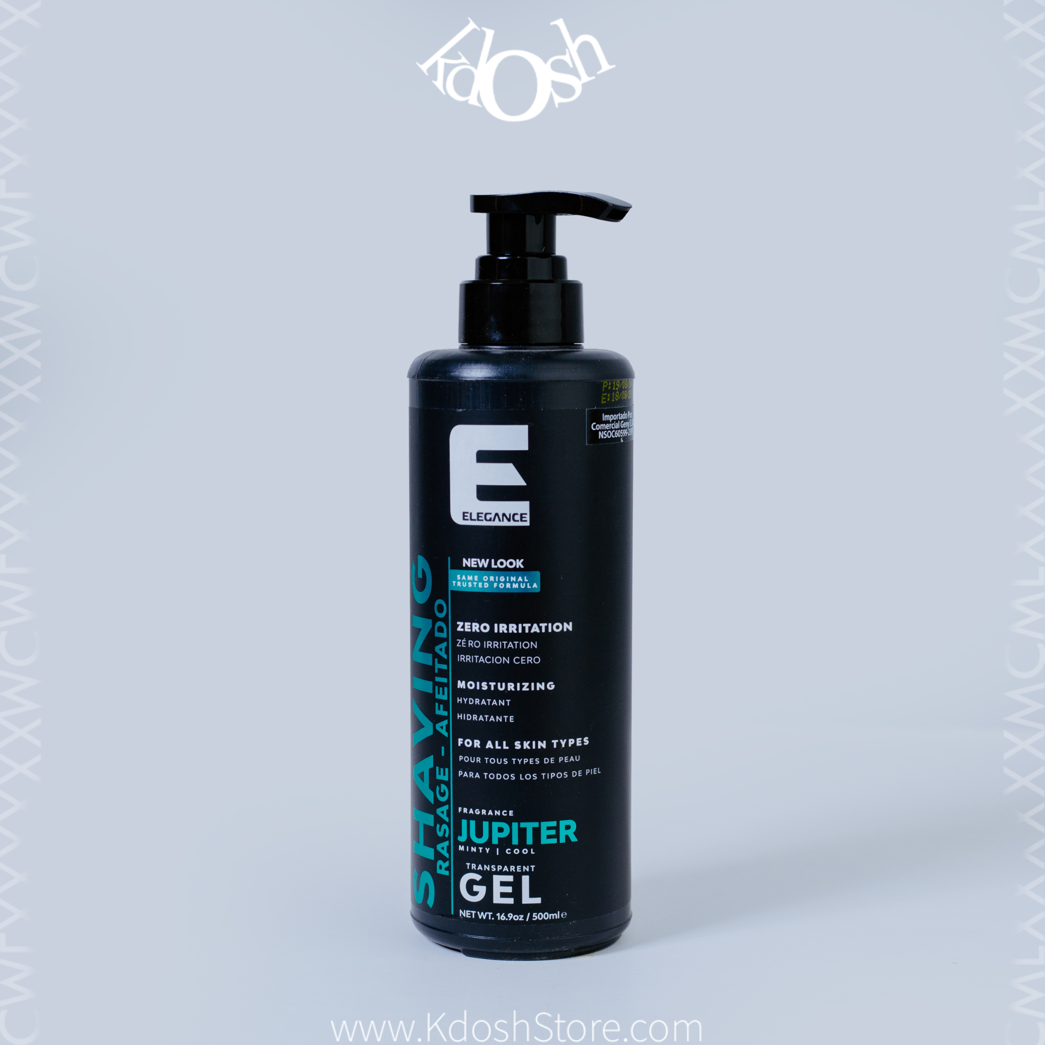 GEL DE AFEITAR 500ml - ELEGANCE