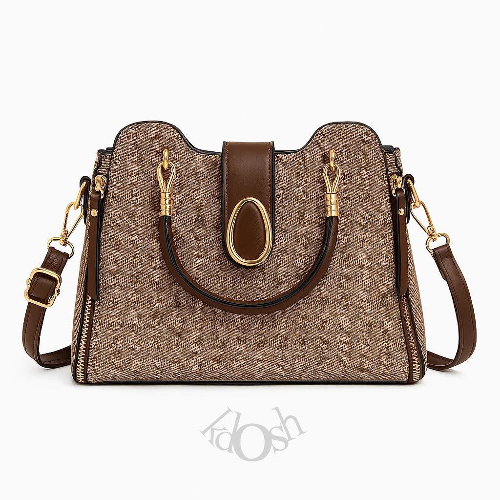 Cartera con Detalles en Cuero Sintético – Elegancia Funcional