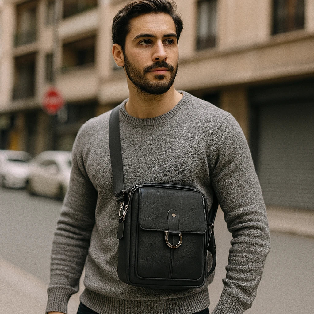 Morral minimalista masculino – comodidad y elegancia en un accesorio