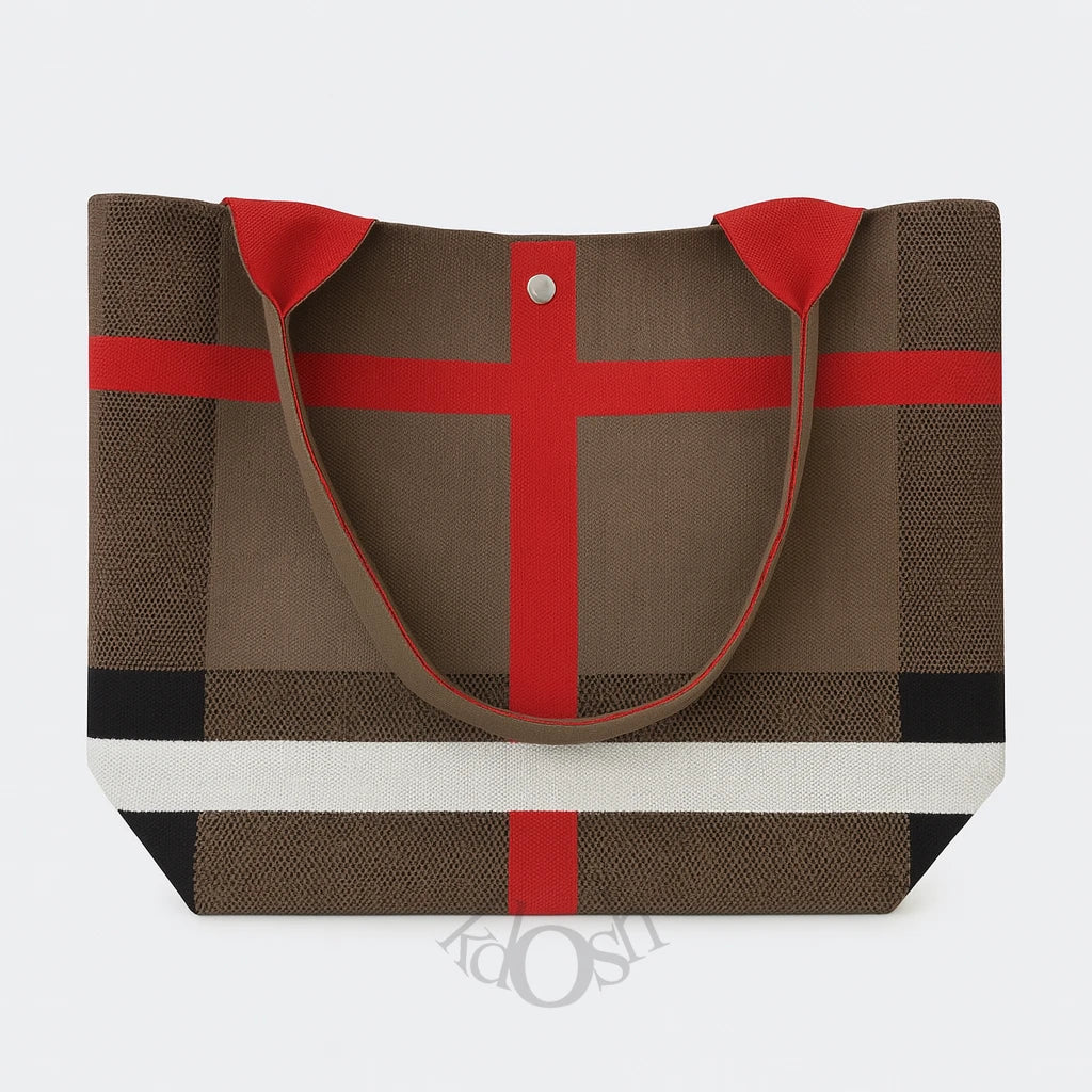 Bolso XL con Estampado Abstracto – Espacioso y Moderno