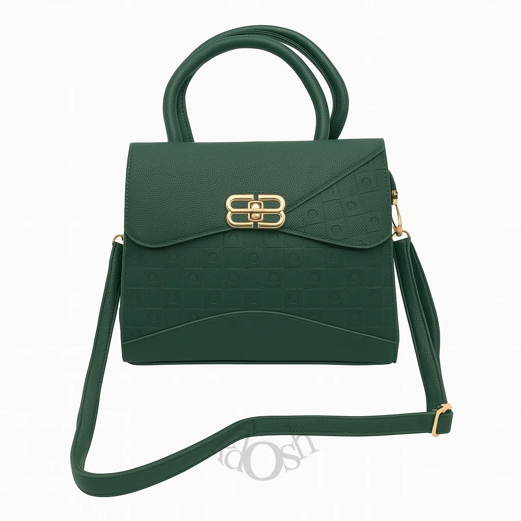 Cartera Texturizada con Solapa – Elegancia Urbana y Estilo Profesional