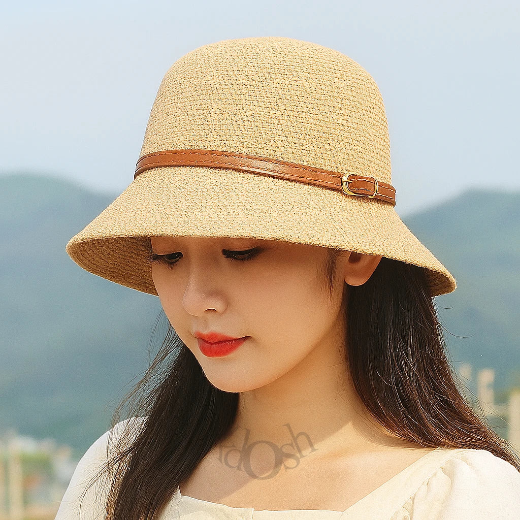 Sombrero Tejido con Hebilla – Estilo Chic y Atemporal 👒