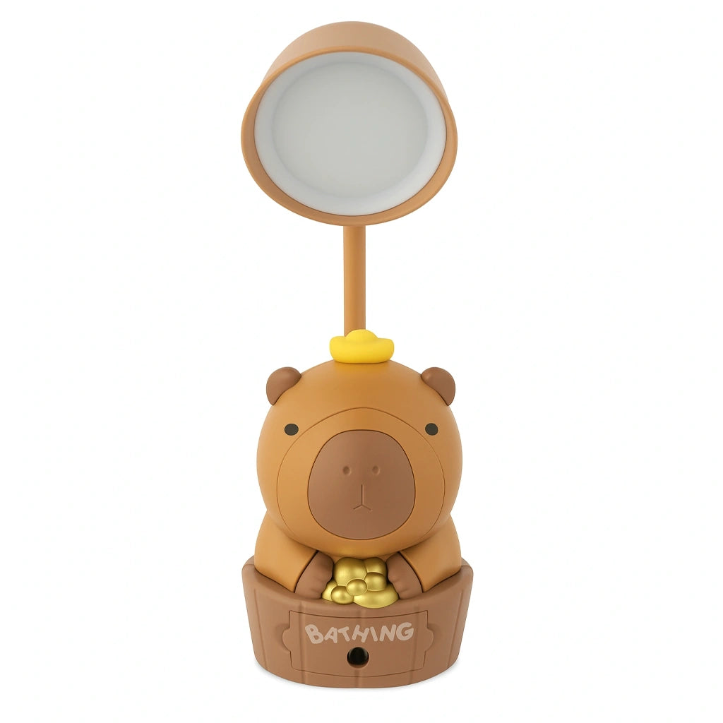 Lámpara Nocturna con Tajador – Inspiración Capibara