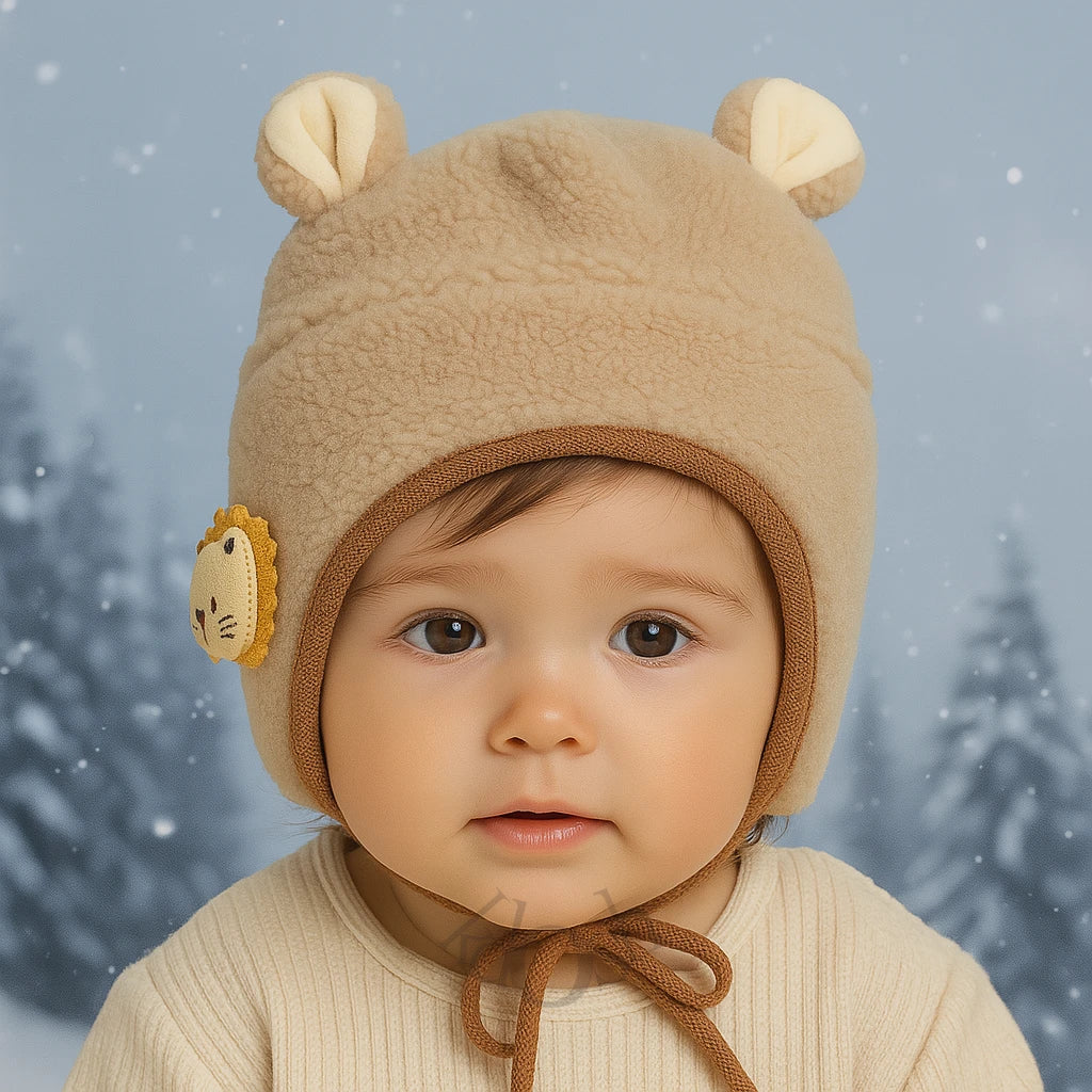 GORRO INFANTIL CON OREJITAS Y PROTECCIÓN DE OÍDOS