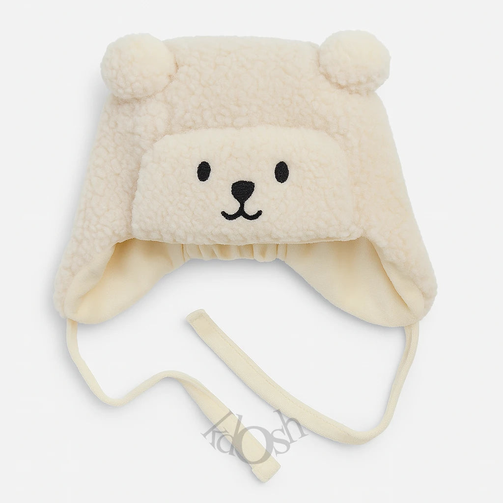GORRO INFANTIL DE INVIERNO CON PELUCHE