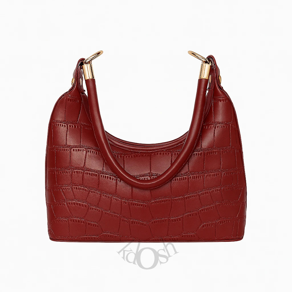 Cartera Estampado en Alto Relieve – Sofisticación con Textura Cocodrilo