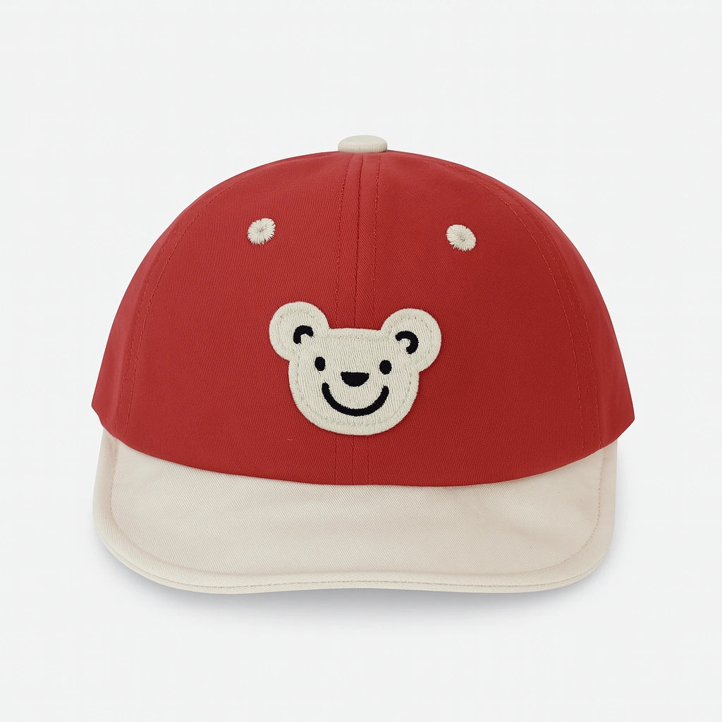 Gorra Infantil con Bordado de Osito – Comodidad y Ternura