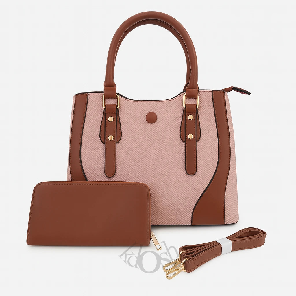 Cartera Texturizada con Billetera Incluida – Elegancia y Funcionalidad