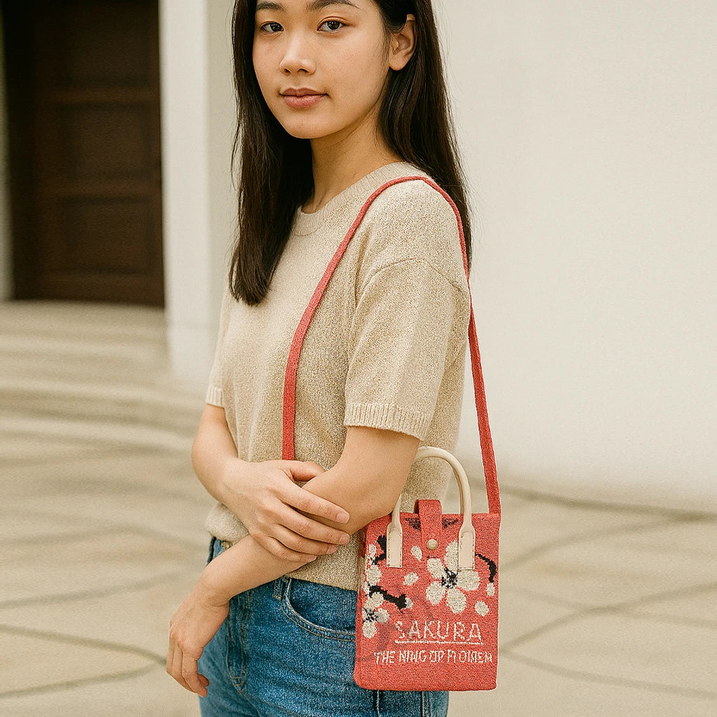 Mini Bolso Tejido Compacto con Diseños Exclusivos