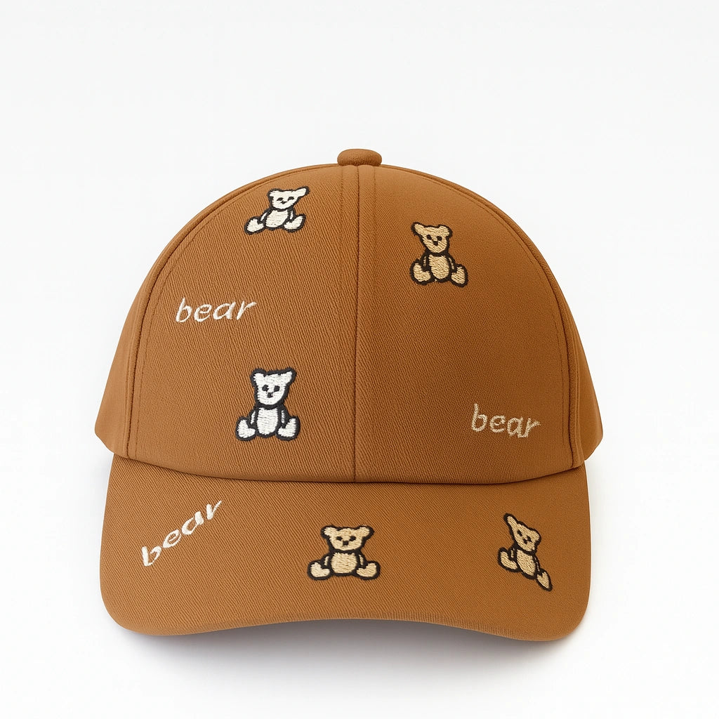 Gorra Infantil “Bear” con Bordados – Estilo y Diversión 🐻