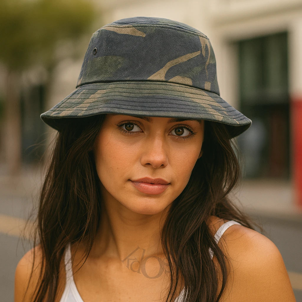 Sombrero de sol estilo militar camuflado
