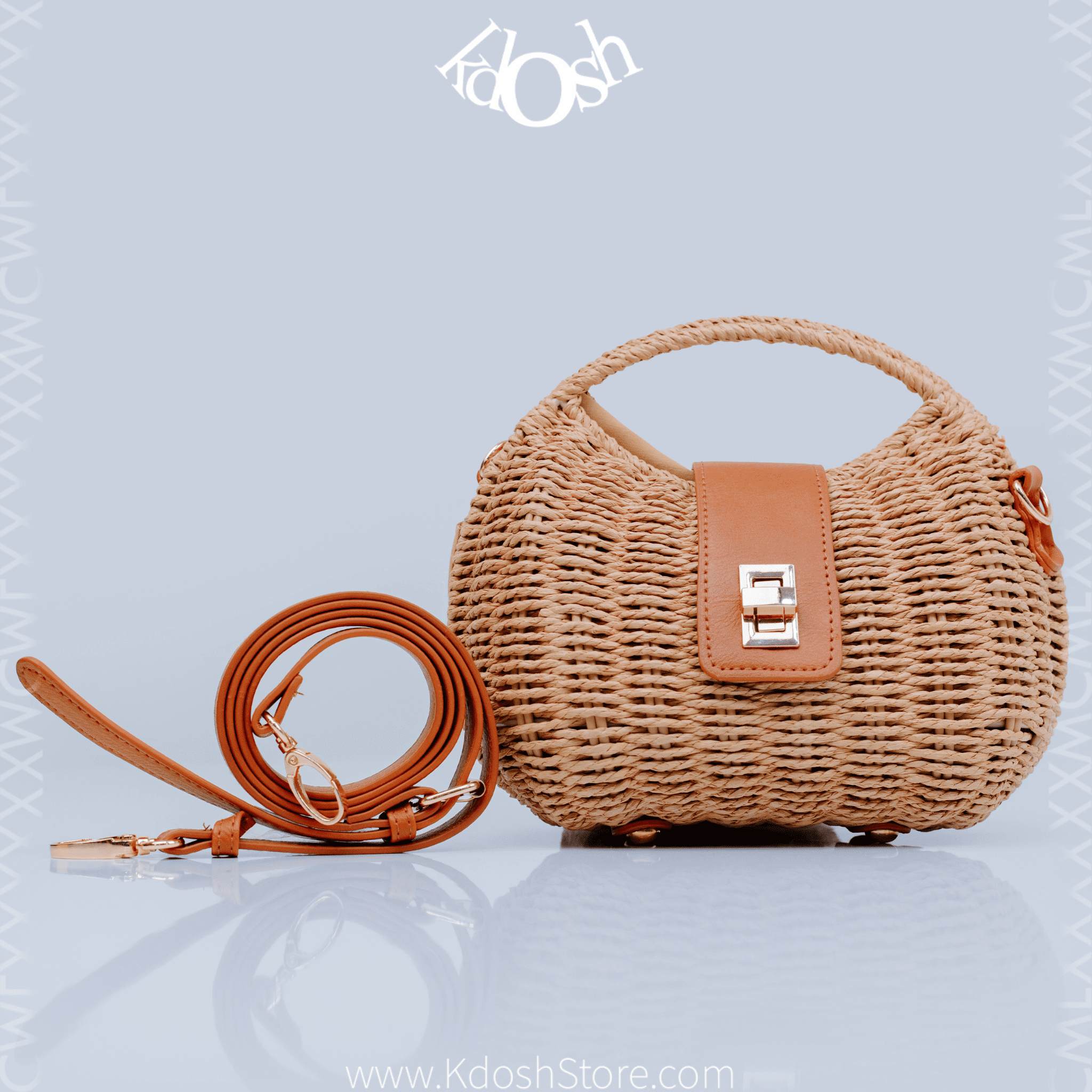 Bolso de Mimbre “Isla Chic” – Estilo Natural para Días de Sol