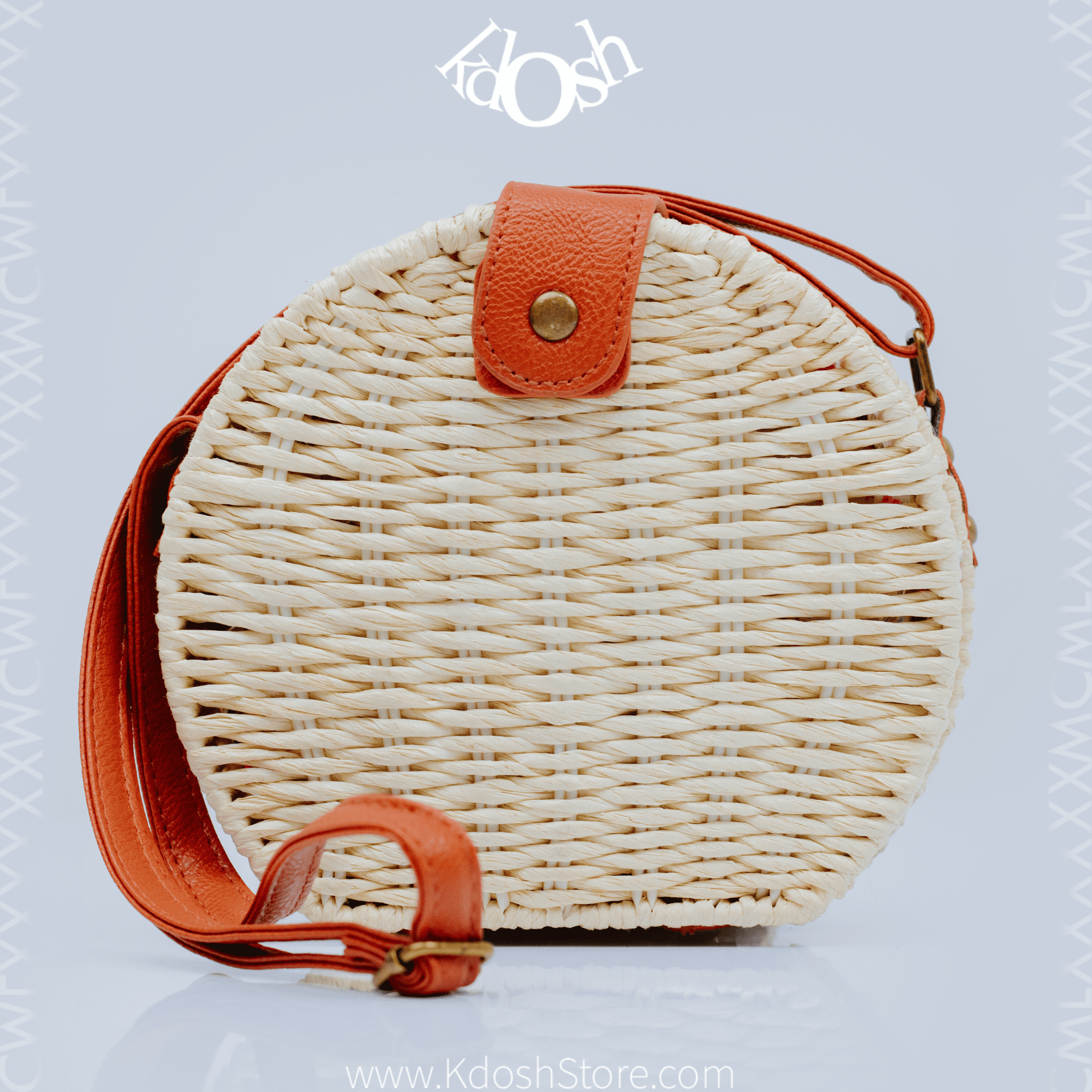 Cartera de Paja Redonda Boho Chic - Edición Limitada