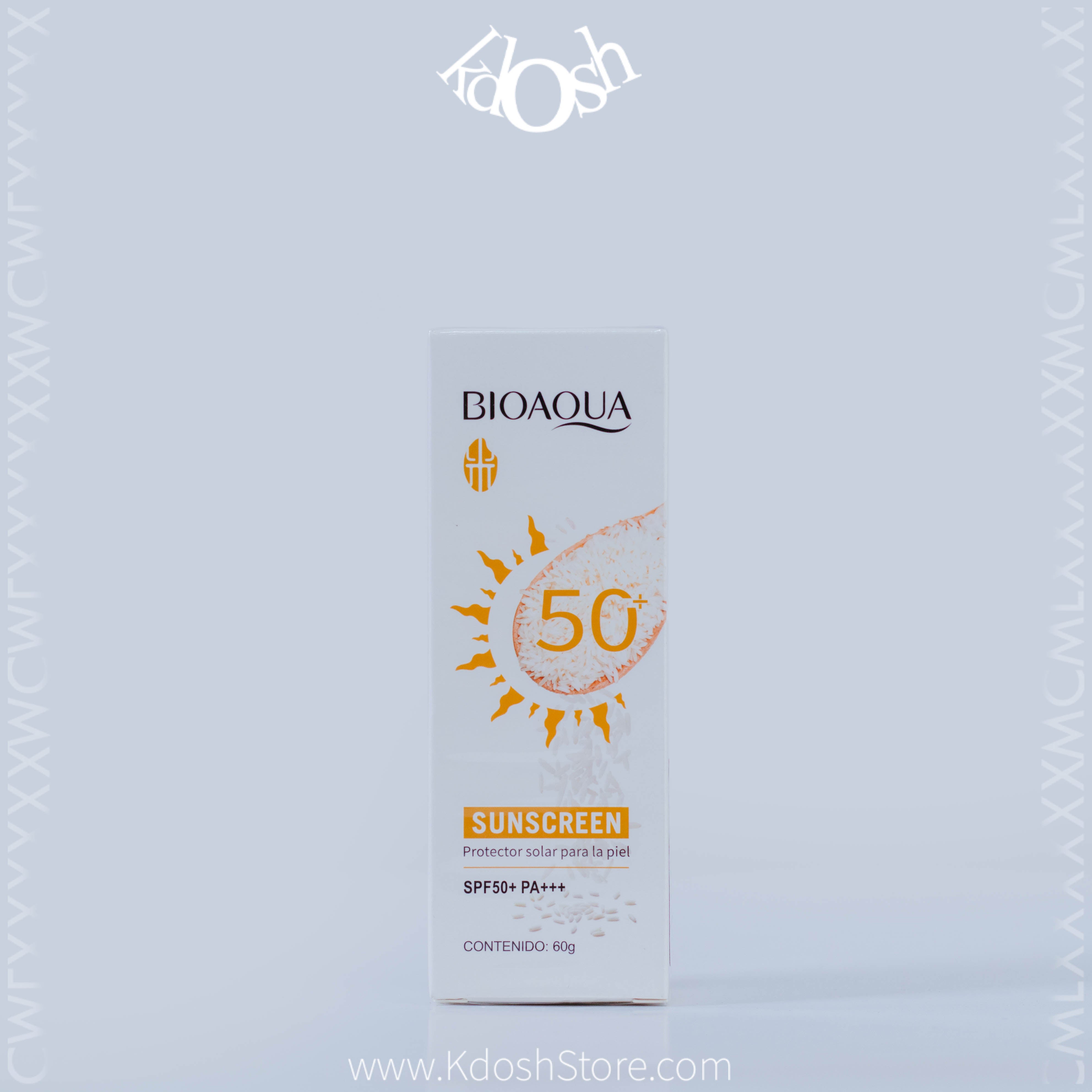 Protector Solar de Arroz - BIOAQUA - Protección Natural para tu Piel