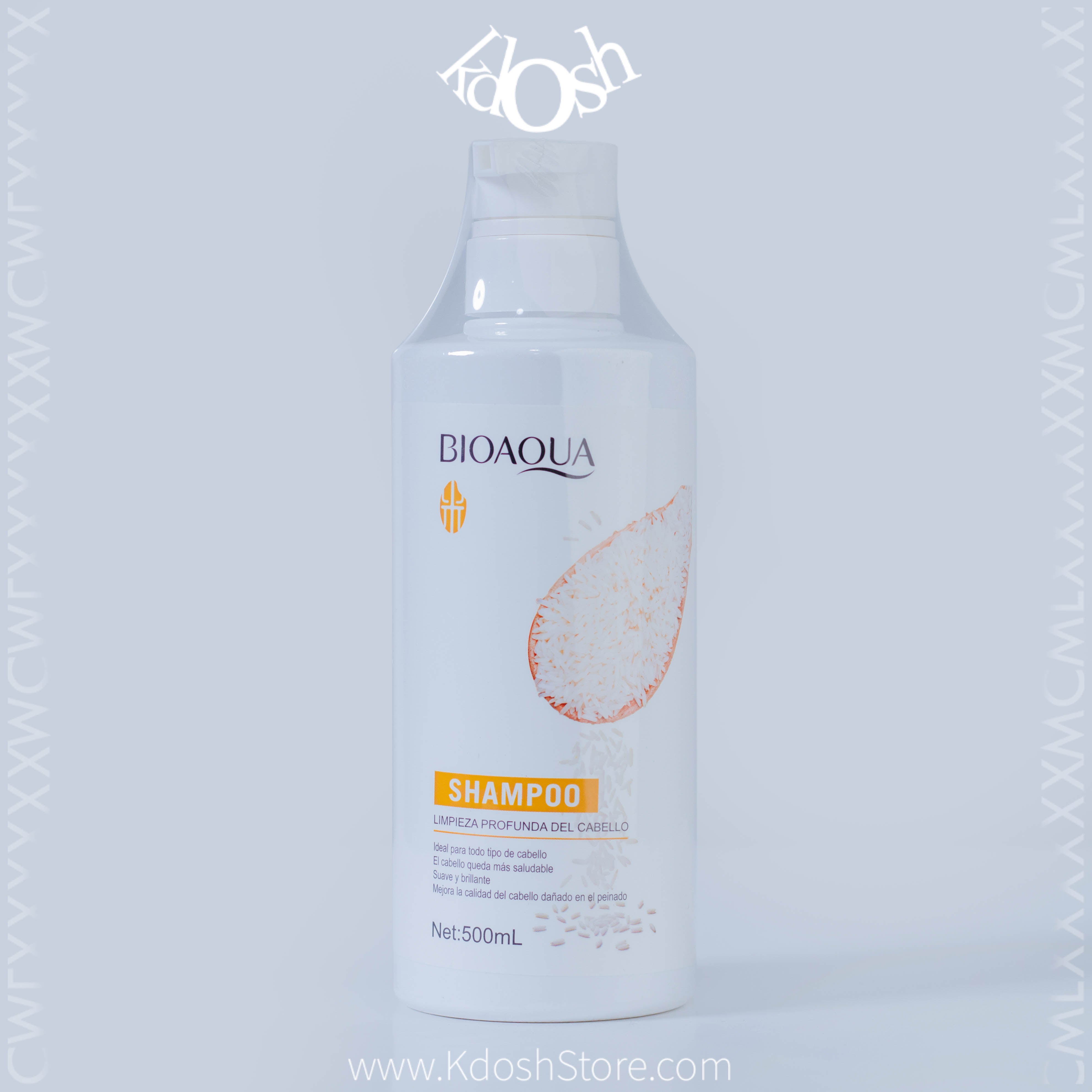 Shampoo de Arroz - BIOAQUA - Nutrición y Suavidad para tu Cabello
