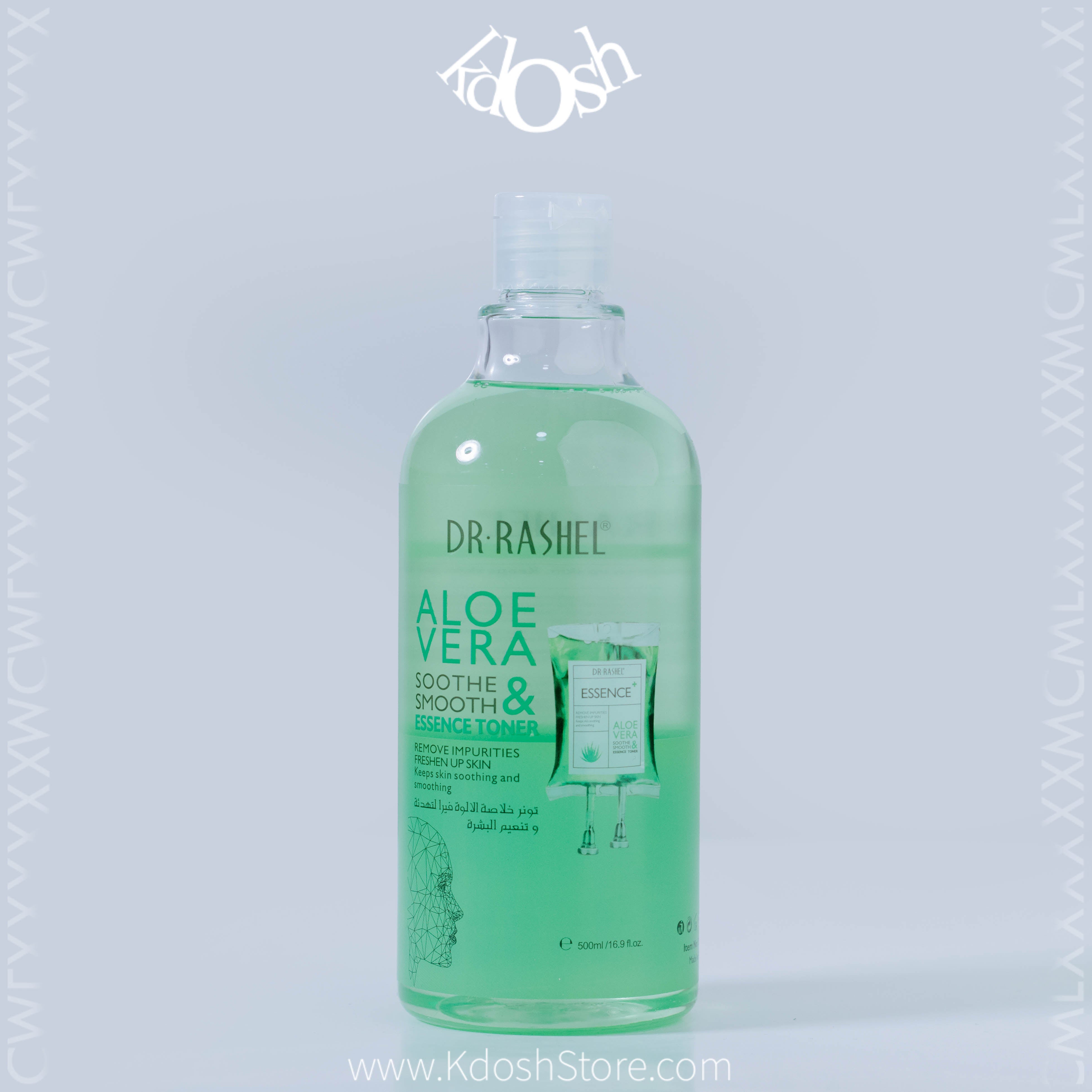 Tónico Facial Aloe Vera 500ml - Hidratación y Calma para tu Piel