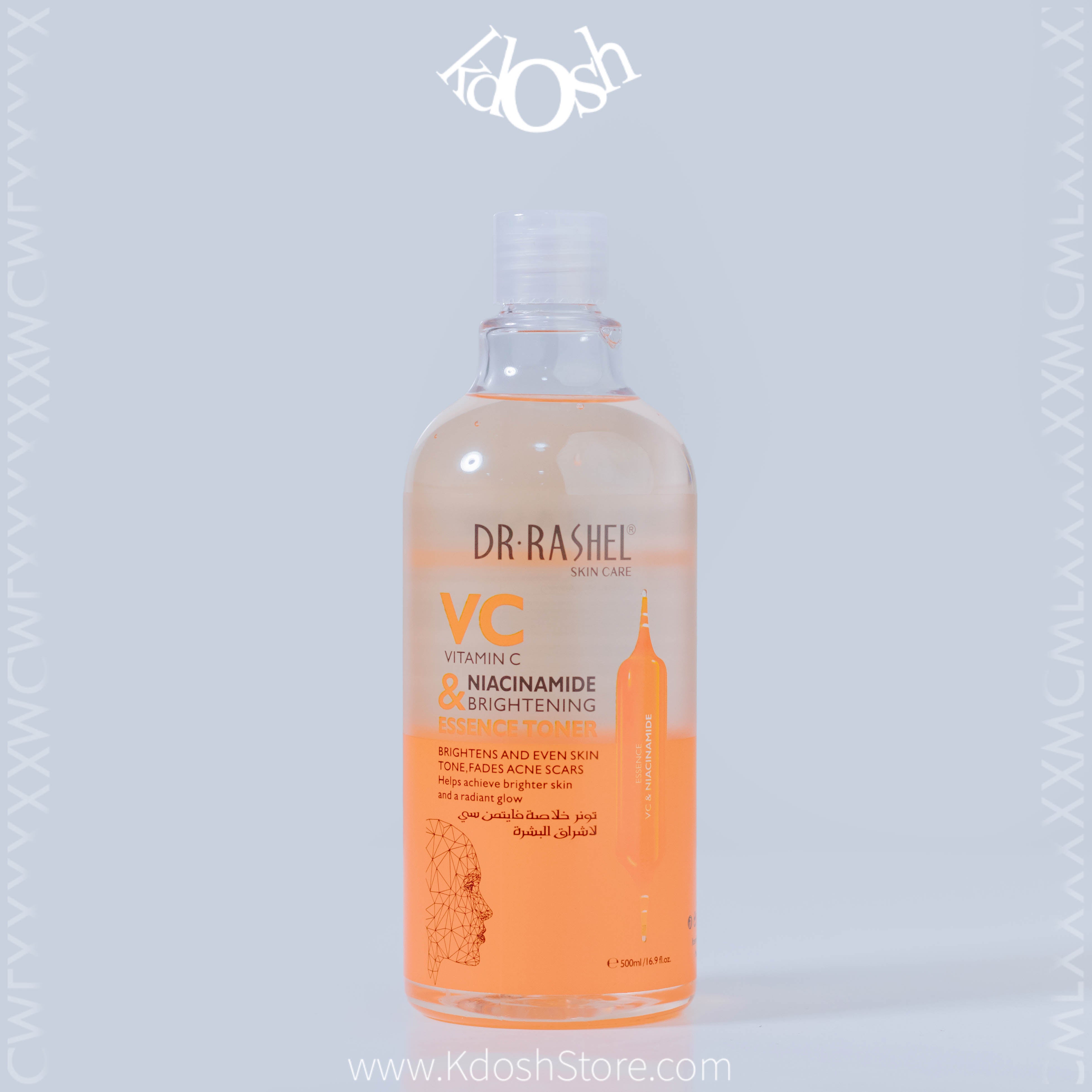 Tónico Facial Vit C 500ml - ¡Luce una Piel Radiante!