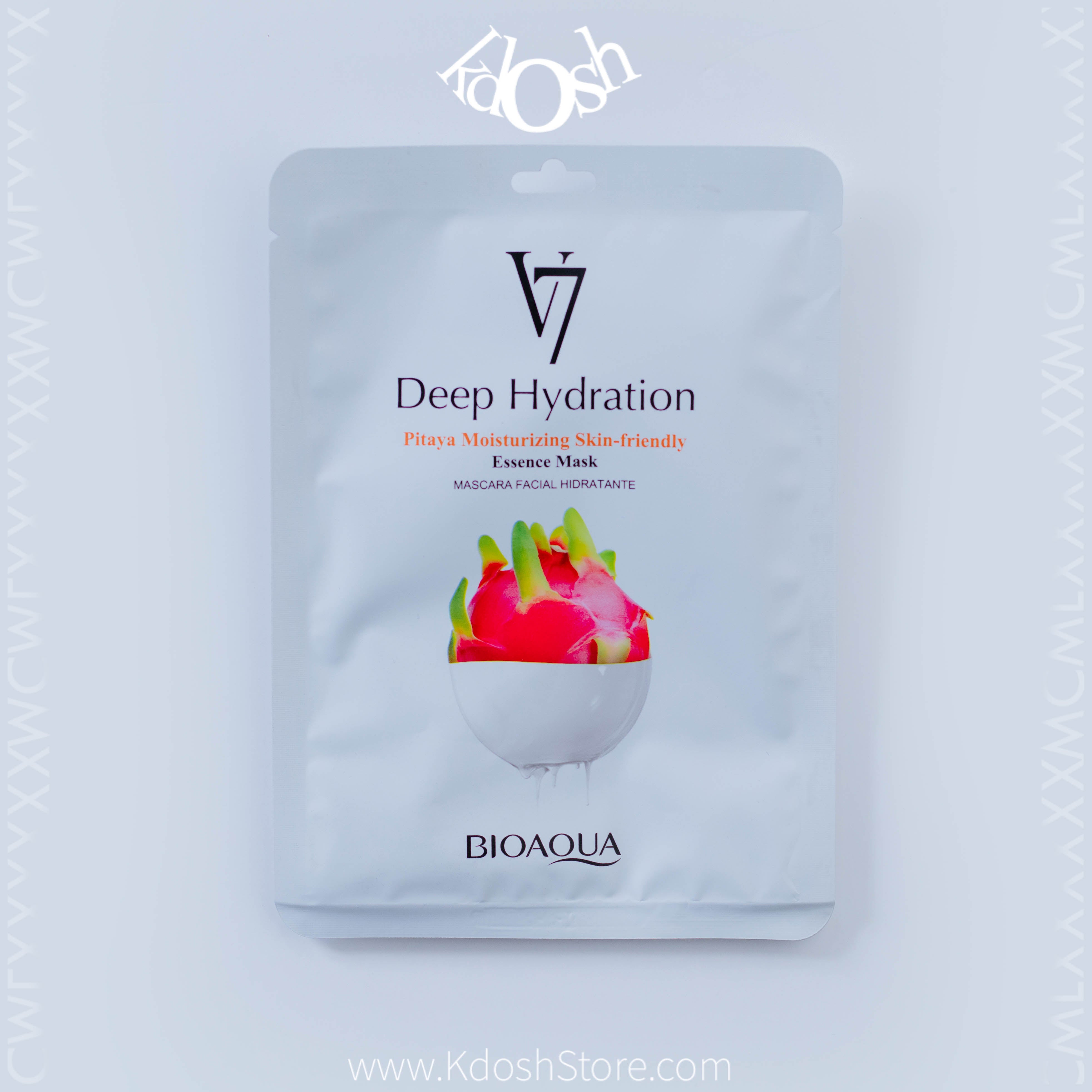 Mascarilla Facial Pitaya BIOAQUA - ¡Ilumina y Hidrata tu Piel al Instante! 🌟🍉