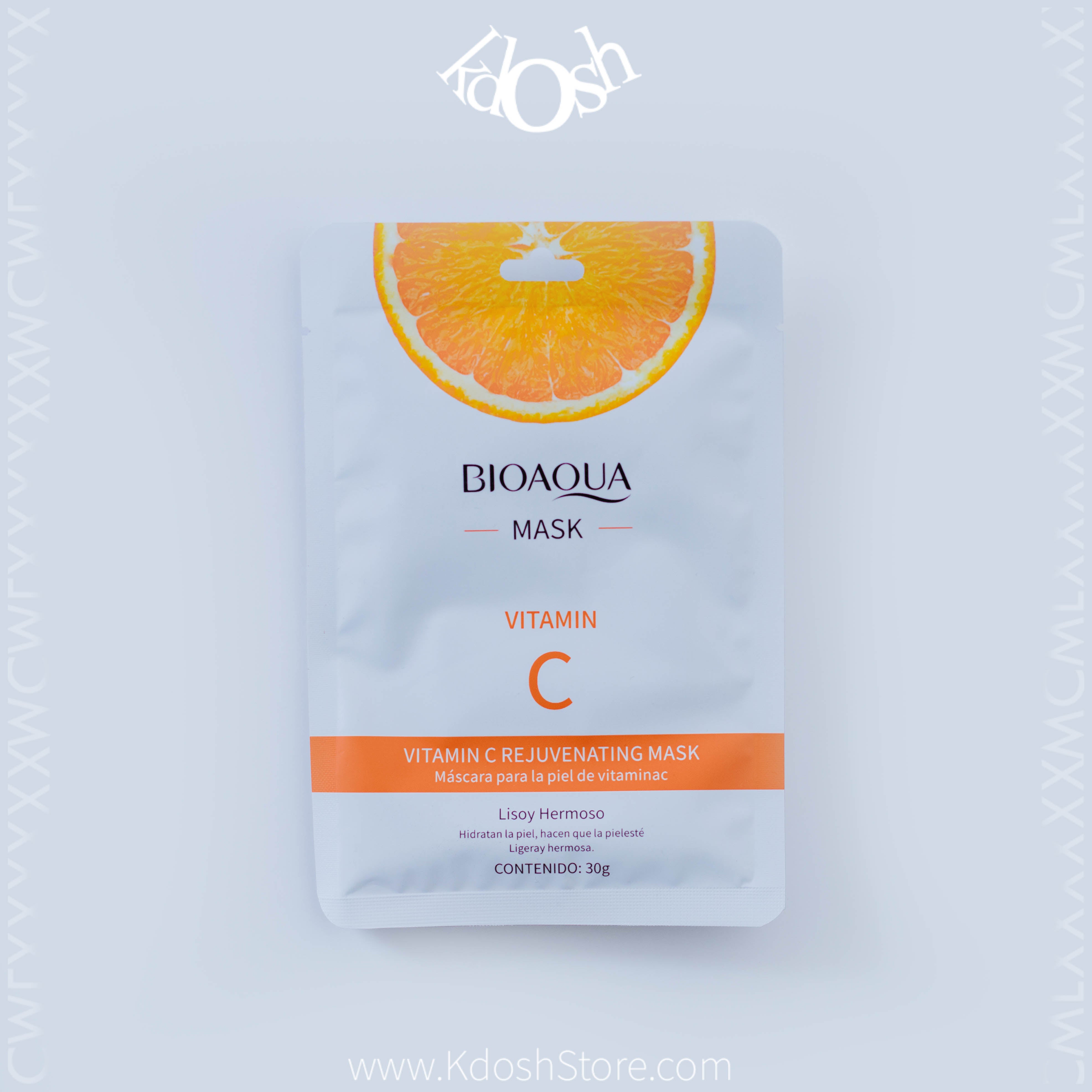 Mascarilla Vitamina C BIOAQUA - Revitaliza y Aclara tu Piel