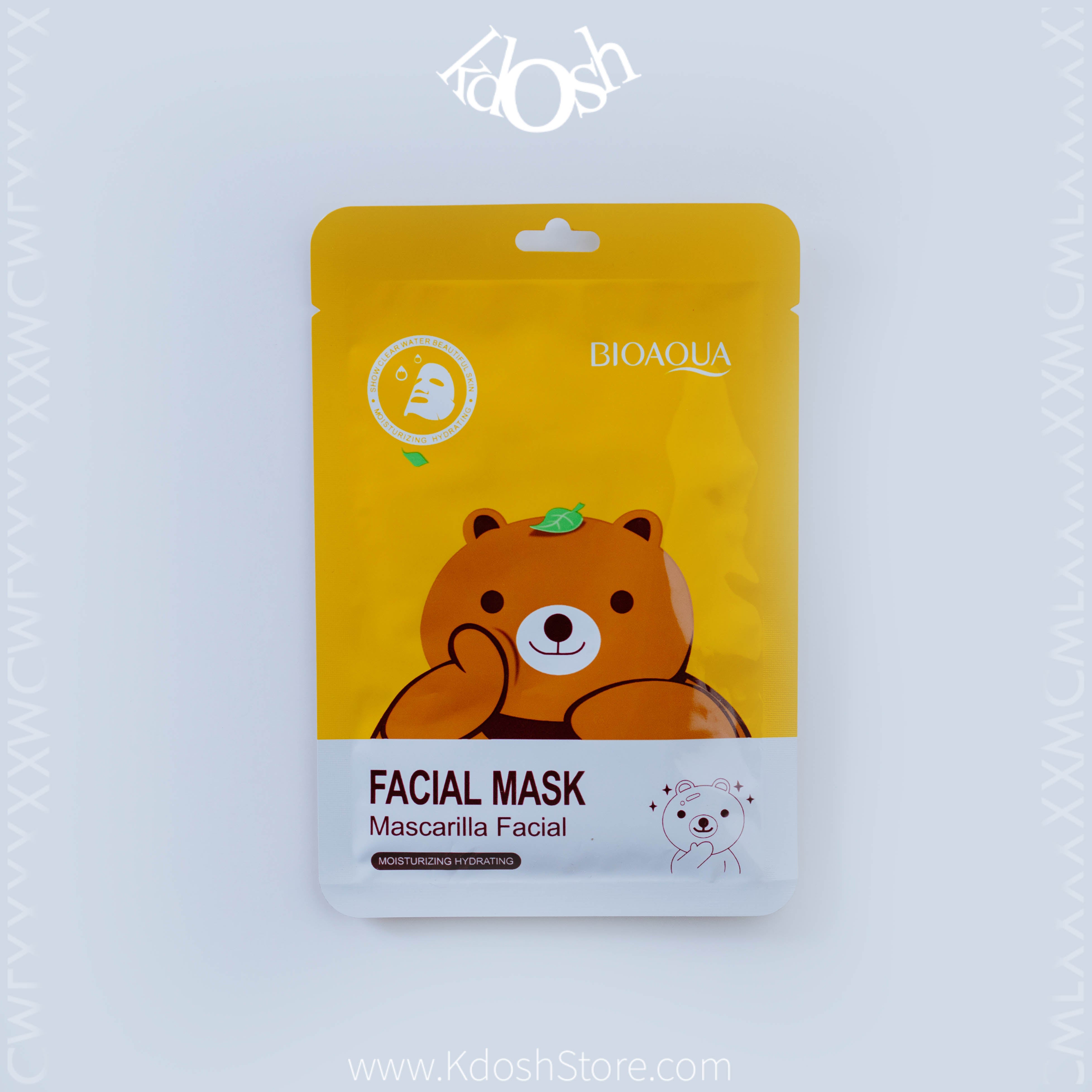 Mascarilla Animales BIOAQUA - Diviértete y Cuida tu Piel